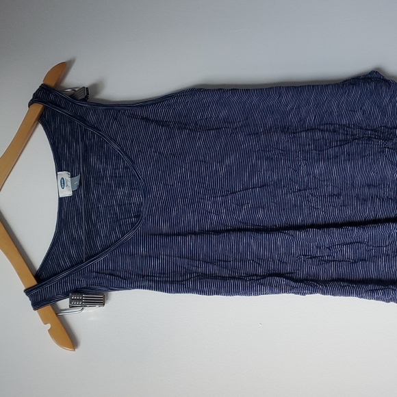 Old Navy - Blue Striped Tank - Size L - Picture 4 of 6